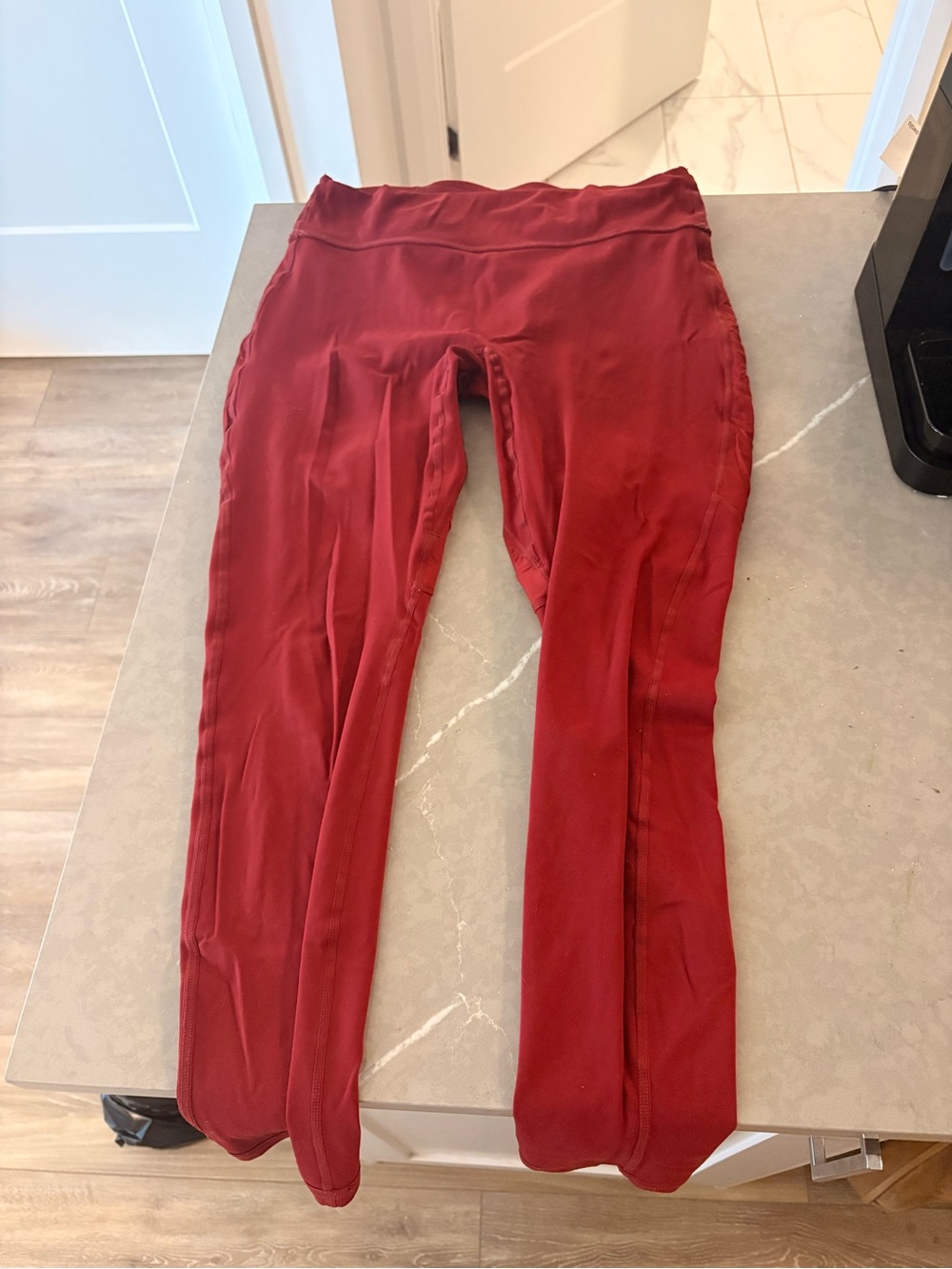 Febletics Red High-Waist Leggings